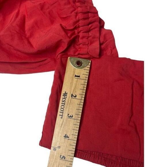 WeWoreWhat‎ Womens Y2K Solid Obe Ruby Coco Crop Top Blouse Medium New - Picture 7 of 16